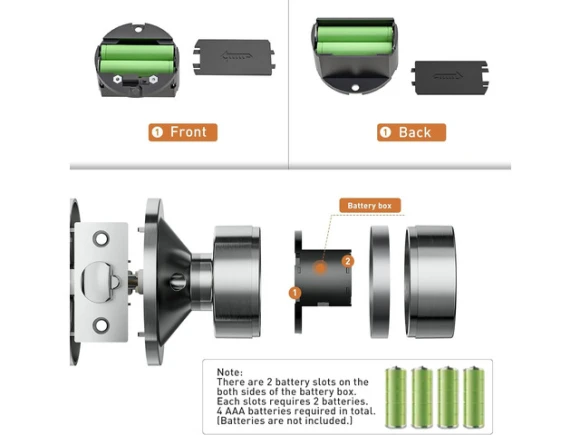 Keyless Entry Door Knob Lock with Keypad — Smart Lock, Signstek