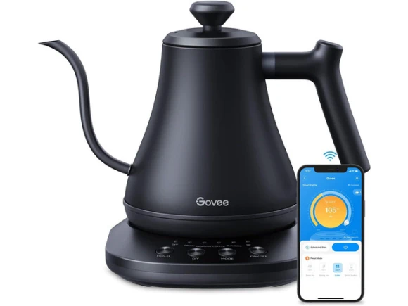 Smart Electric Kettle, Matte Black, 0.8L — Electric Kettle, Govee