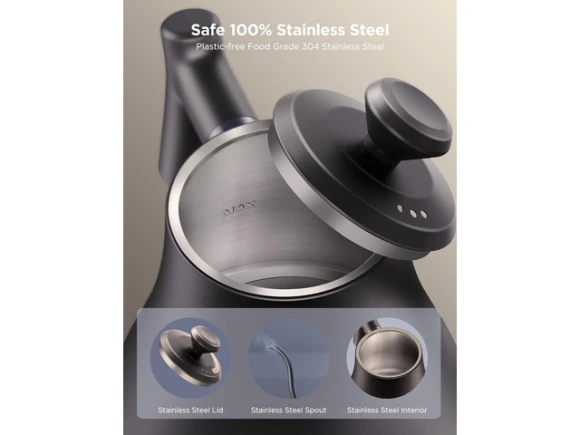 Smart Electric Kettle, Matte Black, 0.8L — Electric Kettle, Govee