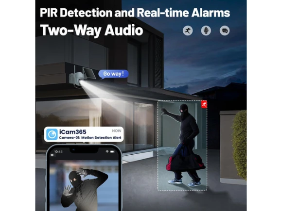 4G LTE Cellular Security Camera — Security Camera, KKB