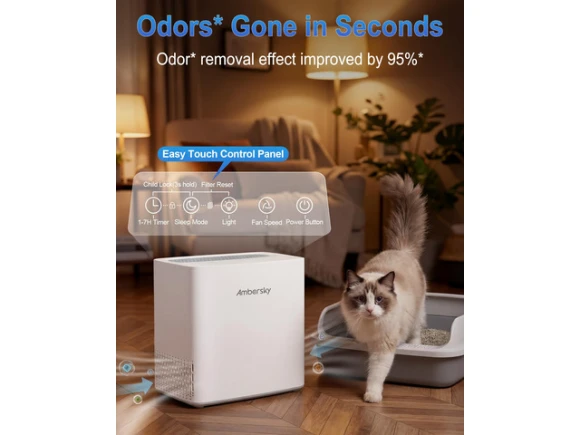White Air Purifier — Air Purifier, Ambersky