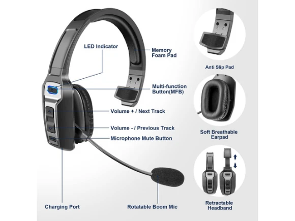 Bluetooth Headset KH-23 — Wireless Earbuds, Sarevile