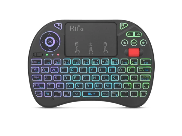 Black Mini Keyboard — Bluetooth Keyboard, Riitek