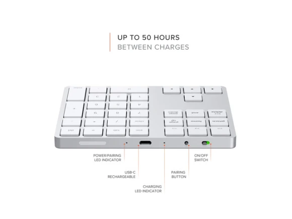 Bluetooth Numeric Keypad — Bluetooth Keyboard, Satechi