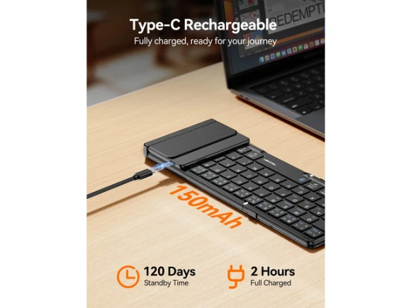 Foldable Bluetooth Keyboard — Bluetooth Keyboard, TECKNET