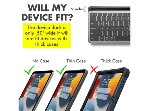 Full-Size Wireless Keyboard — Bluetooth Keyboard, X9