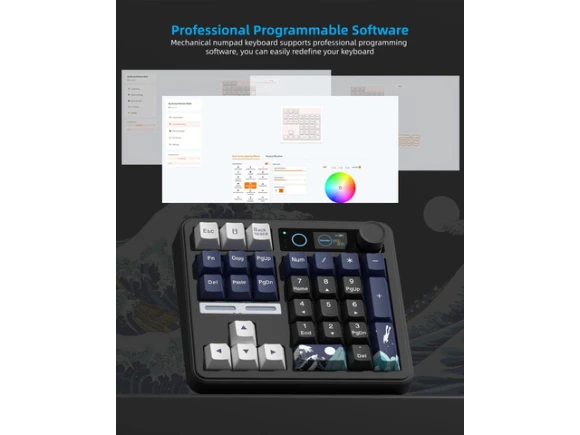 Mechanical Numeric Keypad — Bluetooth Keyboard, Womier