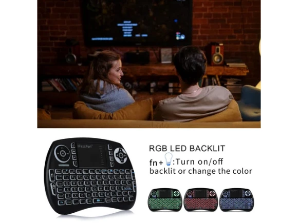 Mini Wireless Keyboard with Touchpad — Bluetooth Keyboard, iPazzPort