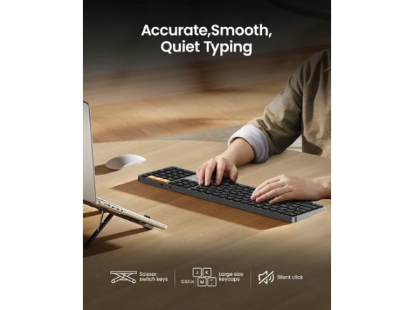 Wireless Keyboard with Numeric Keypad — Bluetooth Keyboard, ProtoArc