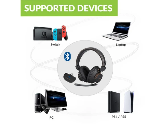 Bluetooth Gaming Headset — Wireless Earbuds, Avantree