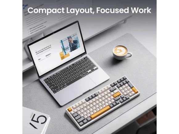 Wireless Mechanical Keyboard — Bluetooth Keyboard, Kisnt