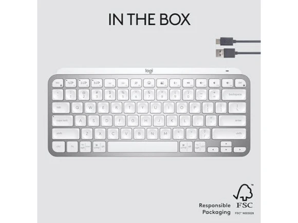 MX Keys Mini Compact Wireless Keyboard — Bluetooth Keyboard, Logitech