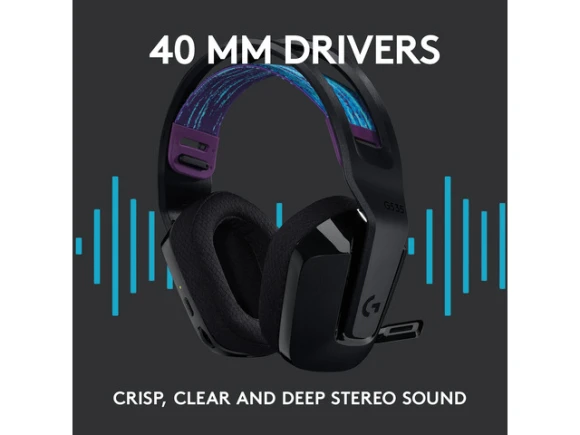 Wireless Gaming Headset – Black, Open Box — Wireless Earbuds, Logitech