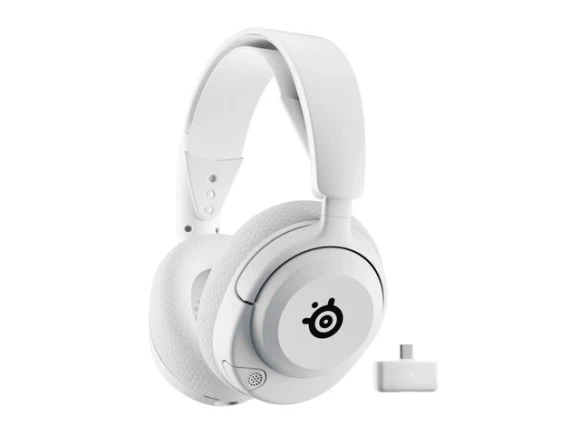 Wireless gaming headset, White — Wireless Earbuds, SteelSeries