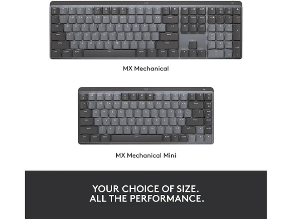 Wireless mechanical keyboard, Graphite — Bluetooth Keyboard, Logitech