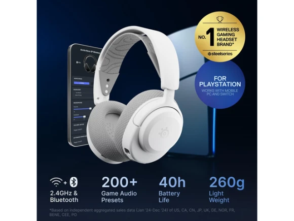 Wireless multi-platform gaming headset — Wireless Earbuds, SteelSeries