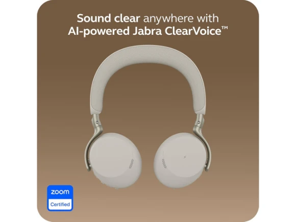 On-ear wireless Bluetooth headset, Warm Gray — Wireless Earbuds, Jabra