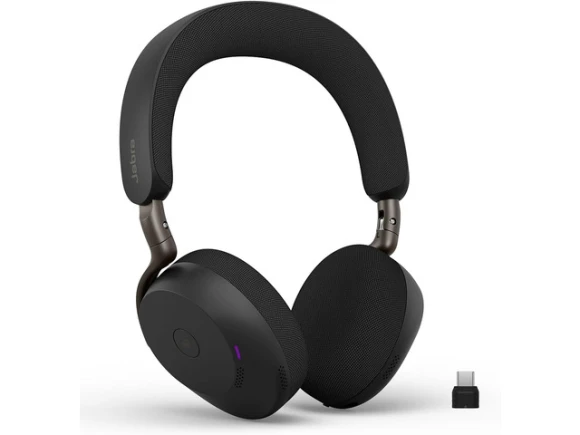 On-ear wireless Bluetooth headset with microphone, Black — Wireless Earbuds, Jabra