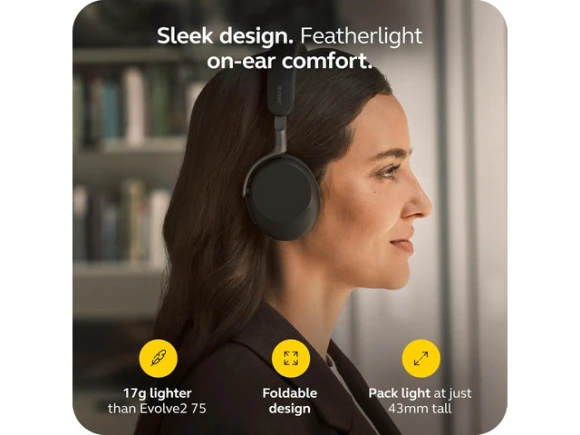 Wireless Bluetooth Headset, On-Ear — Wireless Earbuds, Jabra
