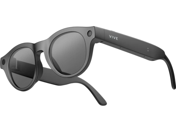 Round AI Glasses with Sunglass Lenses — Smart Glasses, VIVE