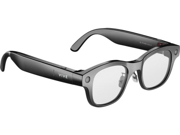 Square AI Glasses with Clear Lenses — Smart Glasses, VIVE