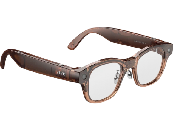 Square Clear-Lens AI Glasses — Smart Glasses, VIVE