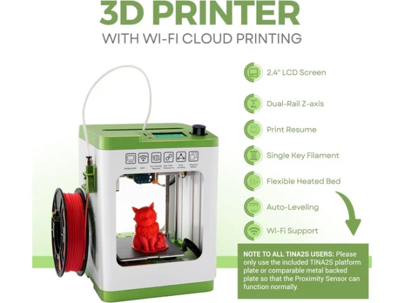 3D Printer, Green, Complete Starter Kit — 3D Printer, STARWELL