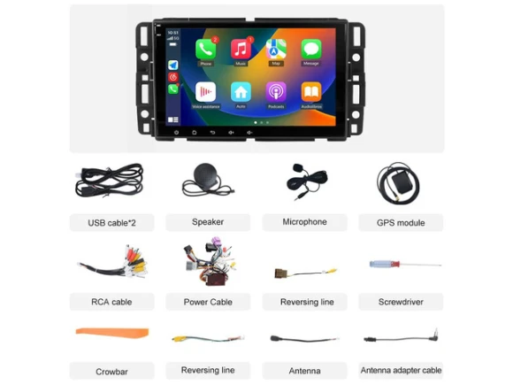 8-Inch Car Radio with Android 13 — Car Infotainment System, litillbuly