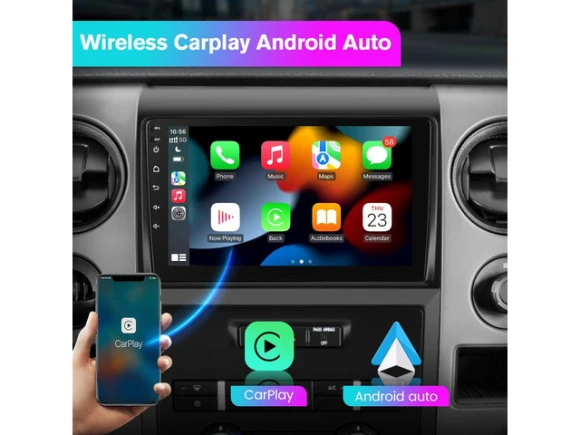 Black Car Radio Head Unit for Ford F150 / F-150, Model Years 2009–2012, 2G+64G — Car Infotainment System, litillbuly