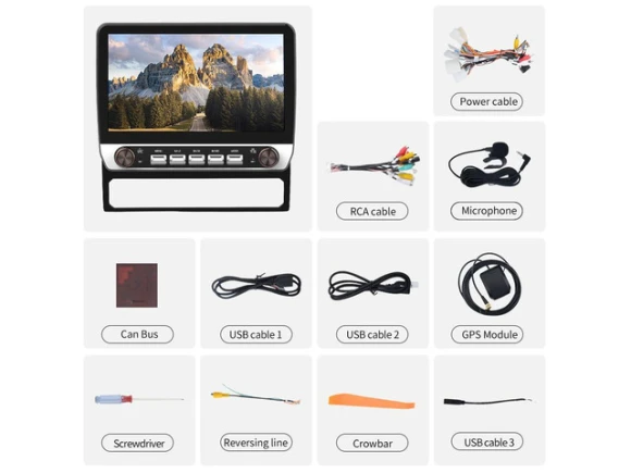 Car radio / in-dash stereo head unit for Toyota Tacoma, 2005–2015, 2+64GB — Car Infotainment System, litillbuly