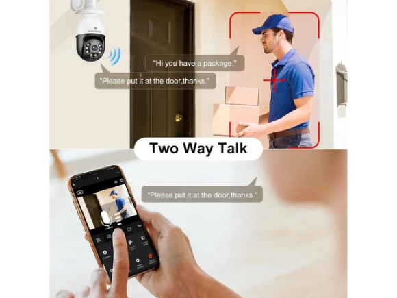 Light Bulb Security Camera — Security Camera, SYMYNELEC