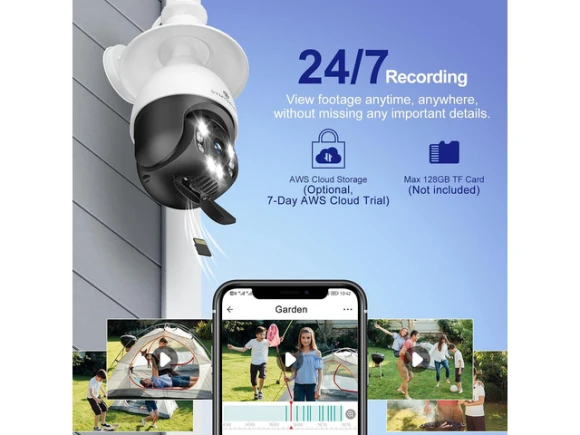 Light Bulb Security Camera — Security Camera, SYMYNELEC