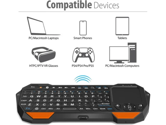 Mini Bluetooth Keyboard with Touchpad — Bluetooth Keyboard, Fosmon
