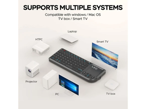 Mini Keyboard with Touchpad — Bluetooth Keyboard, STARWELL