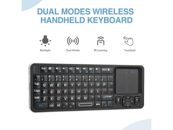 Mini Wireless Keyboard — Bluetooth Keyboard, Rii