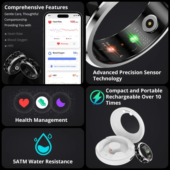 Fidget-Spinner Smart Ring — Smart Ring, COLMI