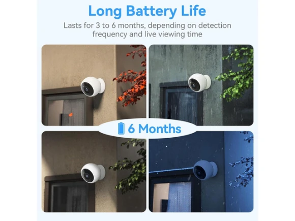 2K HD Wireless Security Camera, 2-Pack — Security Camera, TAURKENAM