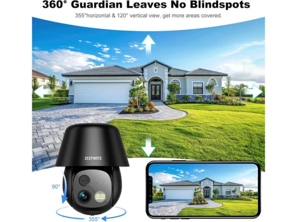 2K Outdoor Security Camera — Security Camera, TAURKENAM