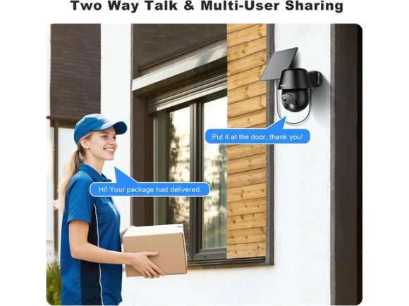 2K Outdoor Security Camera — Security Camera, TAURKENAM