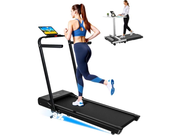 4-in-1 Walking Pad Treadmill — Connected Equipment, DeerRun