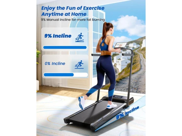 4-in-1 Walking Pad Treadmill — Connected Equipment, DeerRun