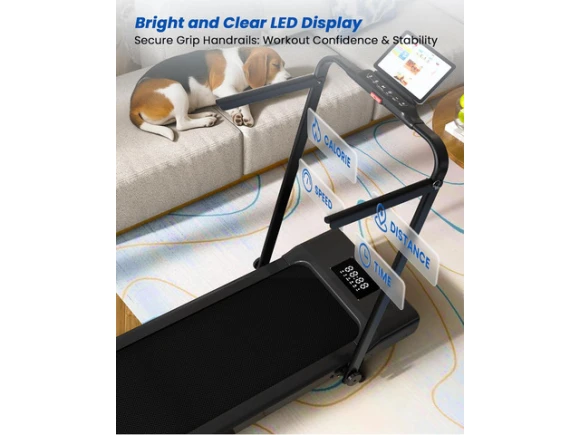 4-in-1 Walking Pad Treadmill — Connected Equipment, DeerRun