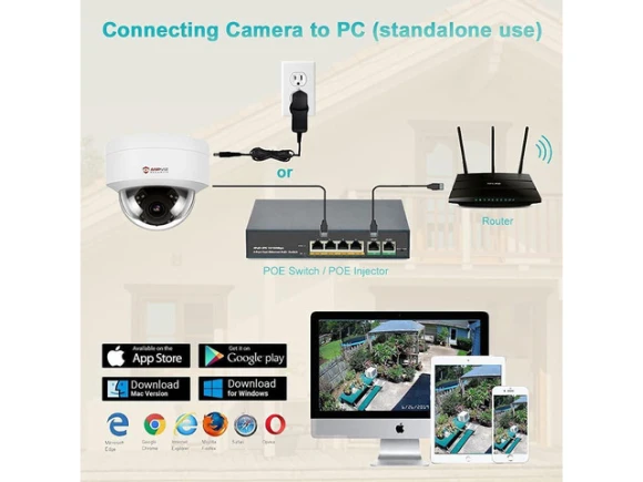 5MP IP Dome Camera — Security Camera, Anpviz