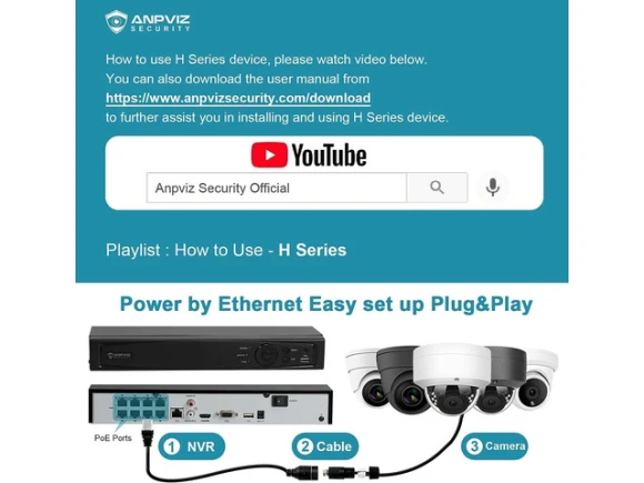 5MP IP Dome Camera — Security Camera, Anpviz