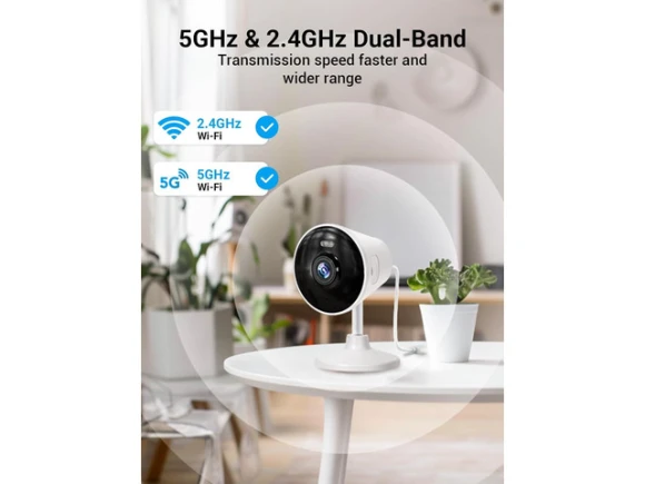 Indoor/Outdoor Security Camera, 2-Pack — Security Camera, TAURKENAM