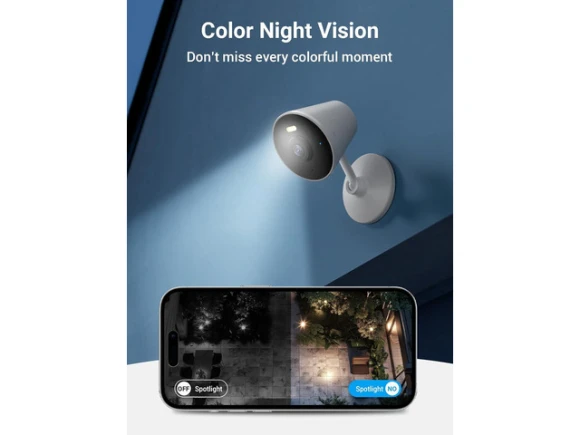 Indoor/Outdoor Security Camera, 2-Pack — Security Camera, TAURKENAM