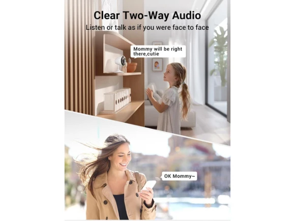 Indoor/Outdoor Security Camera, 2-Pack — Security Camera, TAURKENAM