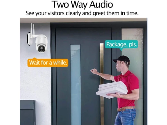 Outdoor PTZ WiFi IP Security Camera — Security Camera, TAURKENAM