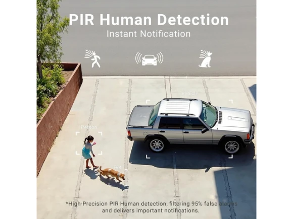 Outdoor Security Camera, 2K — Security Camera, LaView