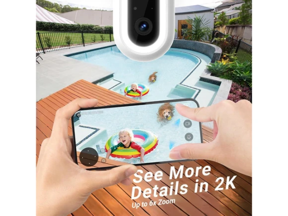 Outdoor Security Camera, 2K — Security Camera, LaView